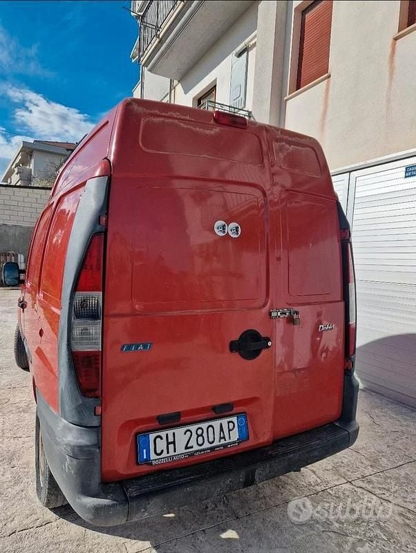 Usata Fiat Doblò 2003 Rosso Monovolume