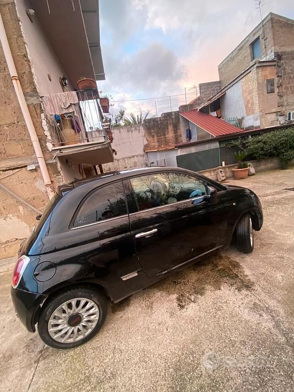 Usata Fiat 500 75 CV (55 kW) 2009 Nero Cabrio