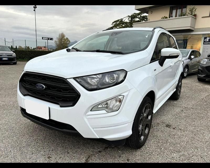 Bianco Usata 2021 Ford Ecosport ST-Line SUV | 15.500 € (Buon prezzo) - Immagine 1/4