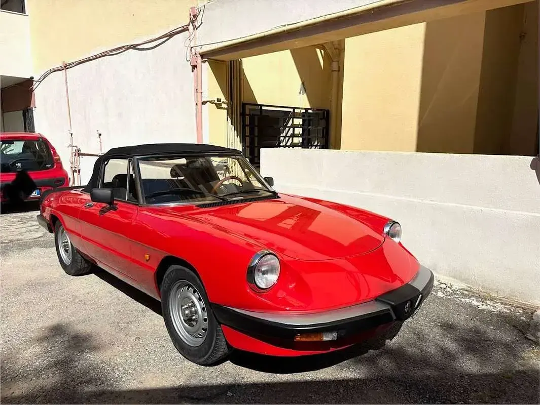 Usata Alfa Romeo Spider Veloce 103 CV (75 kW) 1983 Rosso Cabrio