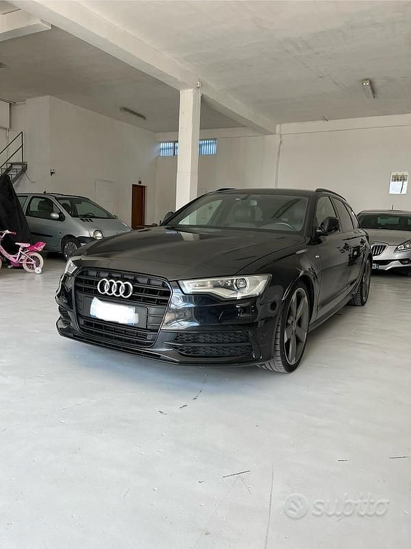 Usata Audi A6 S-Line 177 CV (130 kW) 2014 Nero Station wagon