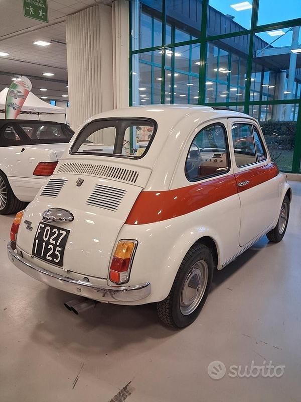 Usata Fiat 500 21 CV (15 kW) 1970 Bianco Utilitaria