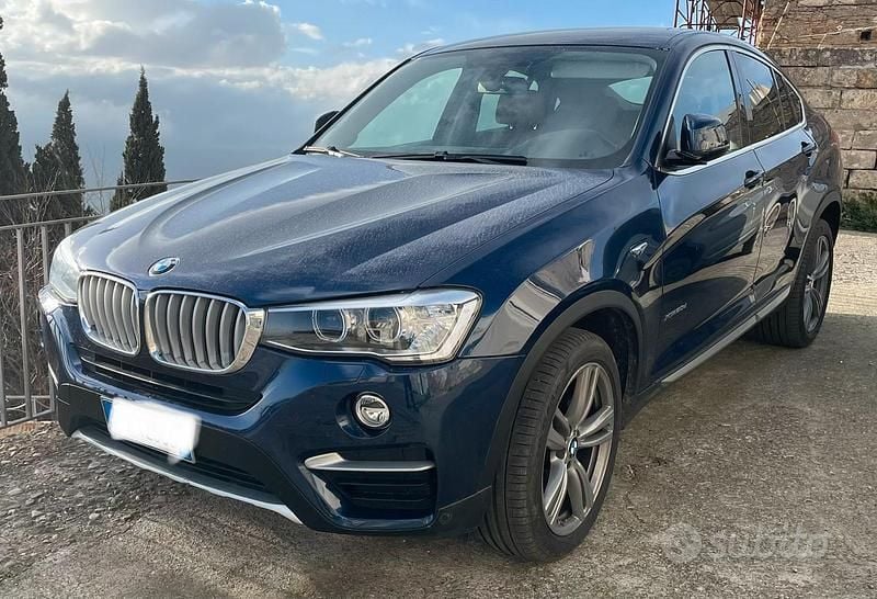 Usata BMW X4 xLine 190 CV (139 kW) 2014 Blu SUV