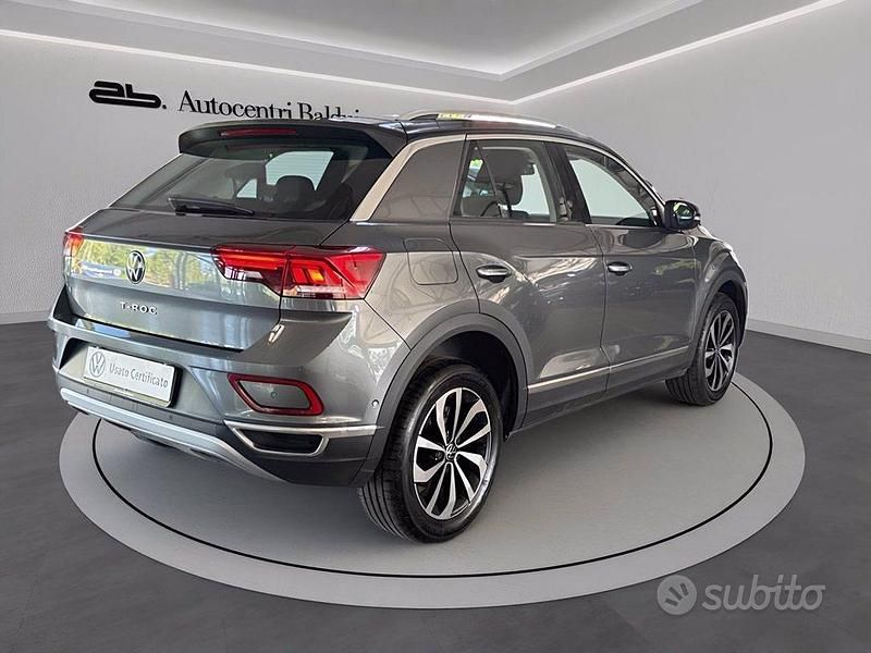 Usata VW T-Roc Style 110 CV (80 kW) 2023 Grigio SUV