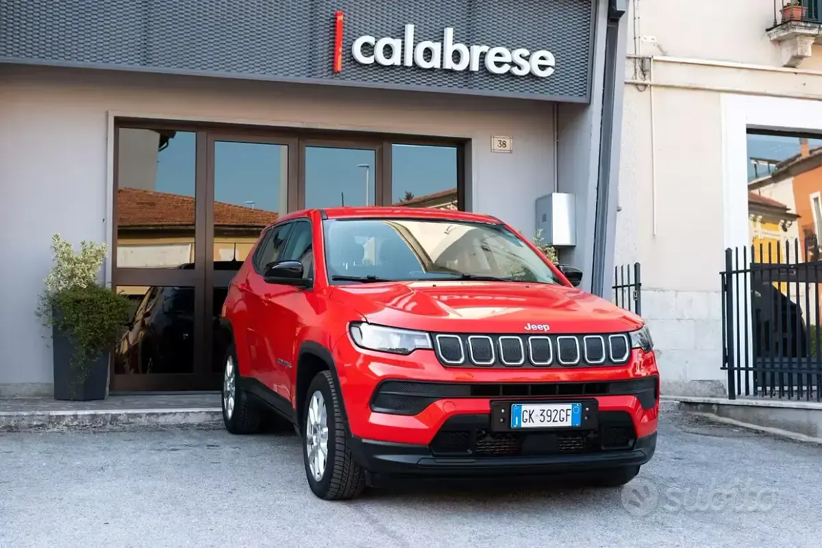 Usata Jeep Compass Longitude 131 CV (96 kW) 2022 Rosso SUV