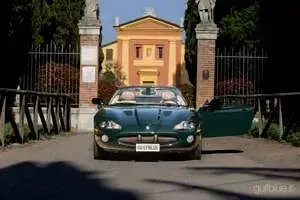 Usata Jaguar XKR 396 CV (291 kW) 2004 Verde Cabrio