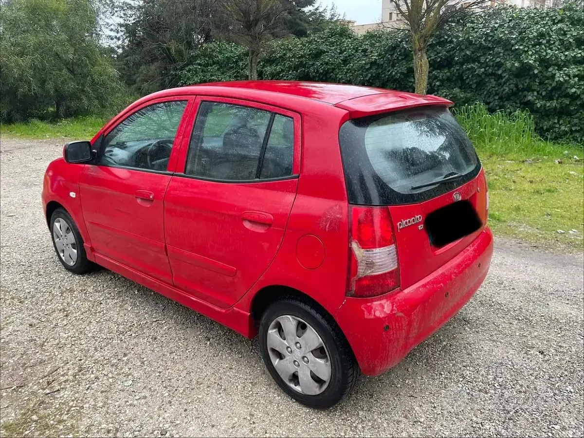 Usata Kia Picanto Spirit 61 CV (44 kW) 2005 Rosso Utilitaria
