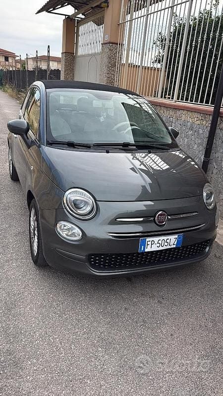 Grigio Usata 2018 Fiat 500C Cabrio | 7000 € (Super prezzo) - Immagine 1/4