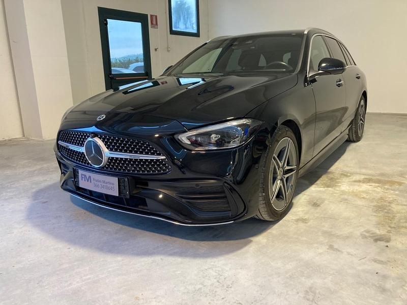 Usata Mercedes C220 AMG Line Premium Plus 199 CV (146 kW) 2023 Nero Station wagon