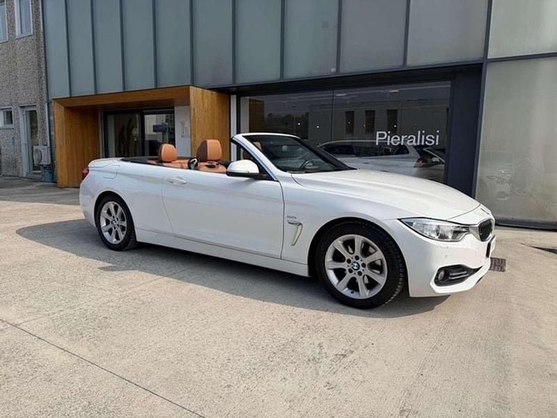 Usata BMW 420 Luxury Line 184 CV (135 kW) 2014 Bianco perlato Cabrio