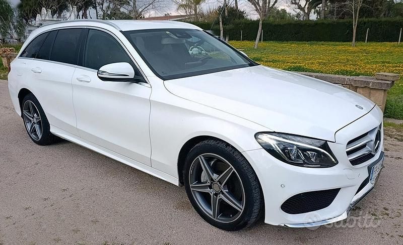 Usata Mercedes C220 Premium 170 CV (125 kW) 2016 Bianco Station wagon