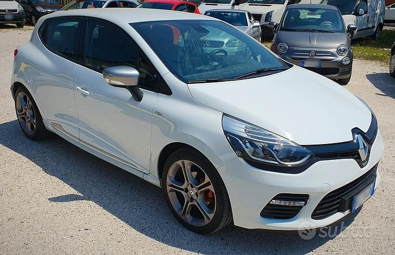 Usata Renault Clio IV GT 120 CV (88 kW) 2016 Bianco Berlina