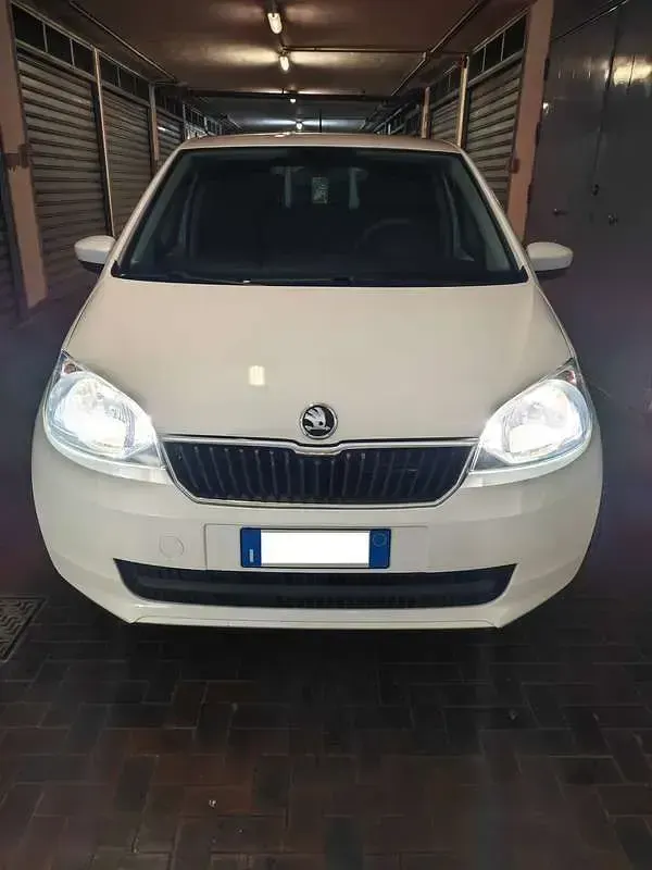 Usata Skoda Citigo G-TEC Ambition 68 CV (50 kW) 2015 Bianco Utilitaria
