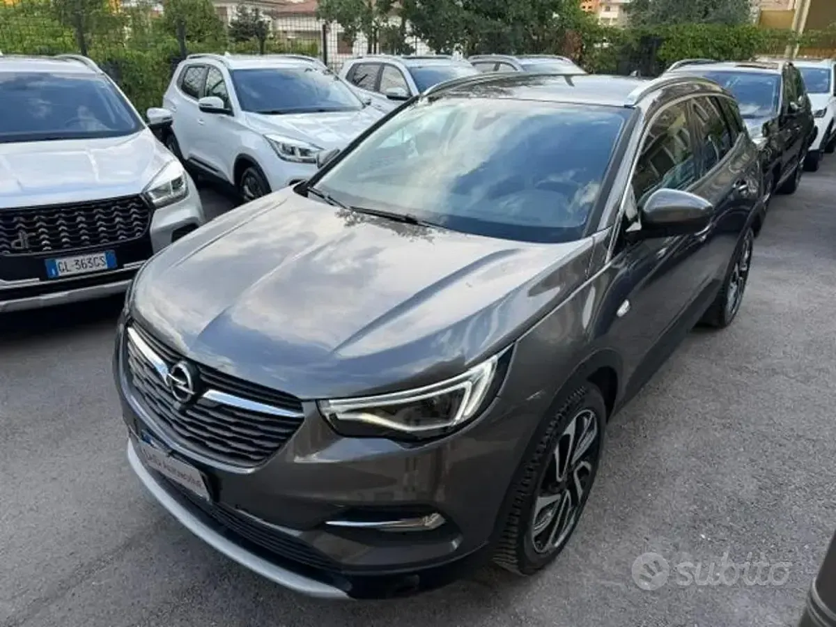 Usata Opel Grandland X 120 CV (88 kW) 2017 Grigio SUV