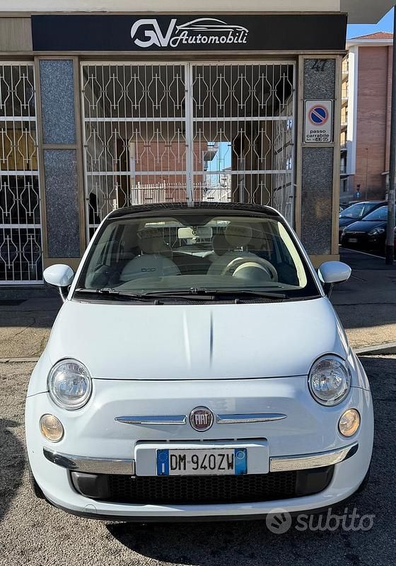 Usata Fiat 500 Lounge 69 CV (50 kW) 2008 Blu Berlina