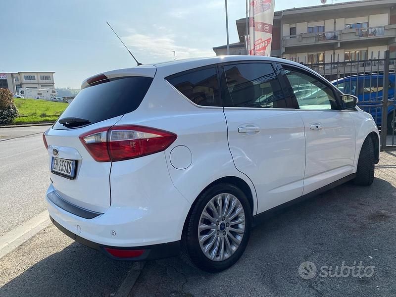 Usata Ford C-MAX Titanium 110 CV (80 kW) 2011 Bianco Monovolume