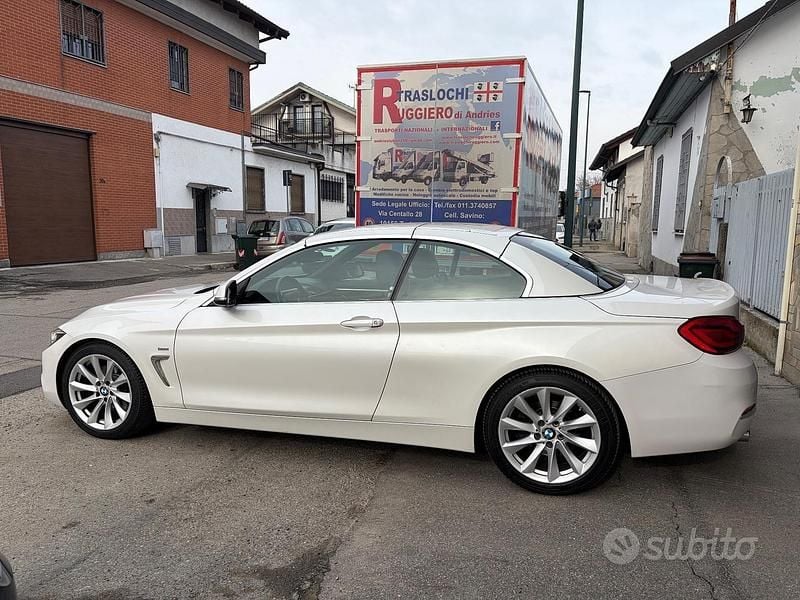 Usata BMW 430 Cabriolet Luxury Line 252 CV (185 kW) 2017 Bianco Cabrio