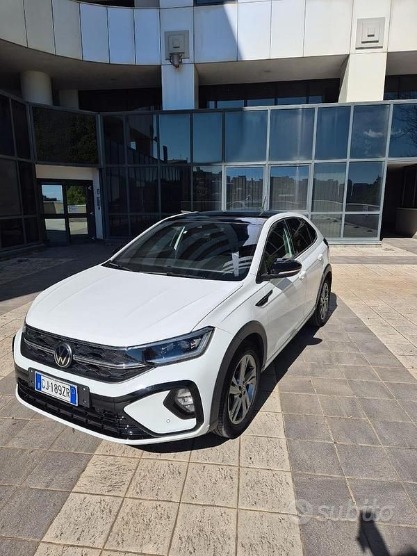 Usata VW Taigo R-line 110 CV (80 kW) 2021 Bianco SUV