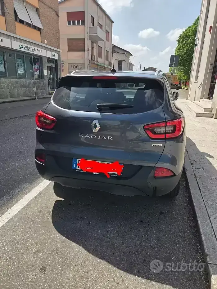 Usata Renault Kadjar 110 CV (80 kW) 2018 Blu/azzurro SUV