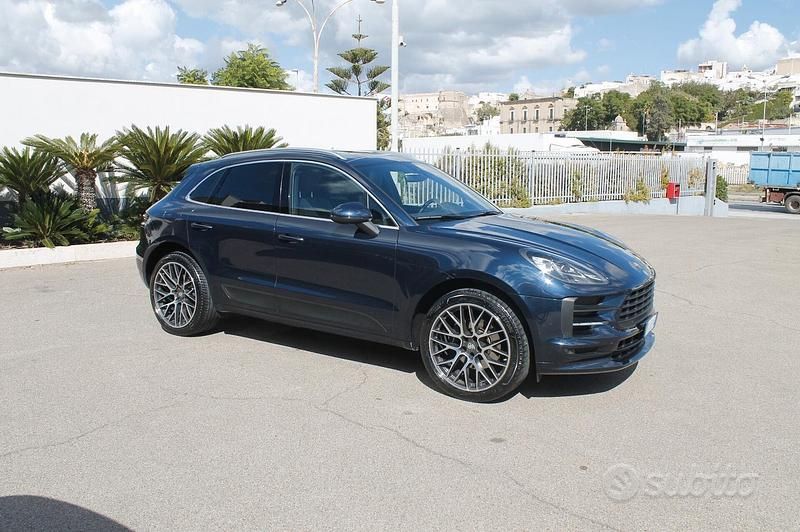 Usata Porsche Macan 245 CV (180 kW) 2018 Blu SUV