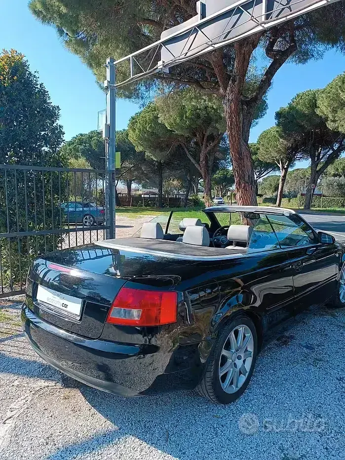 Usata Audi A4 Cabriolet 163 CV (119 kW) 2005 Nero Cabrio