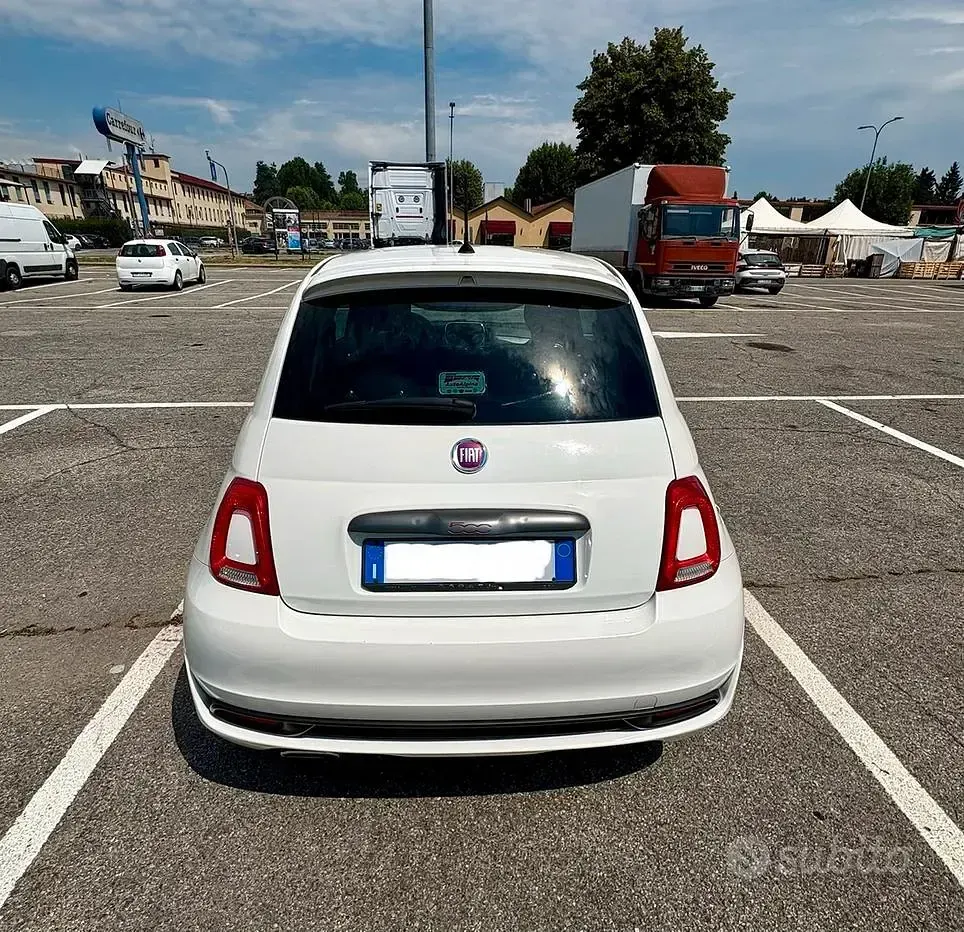 Usata Fiat 500S 95 CV (69 kW) 2017 Bianco Utilitaria