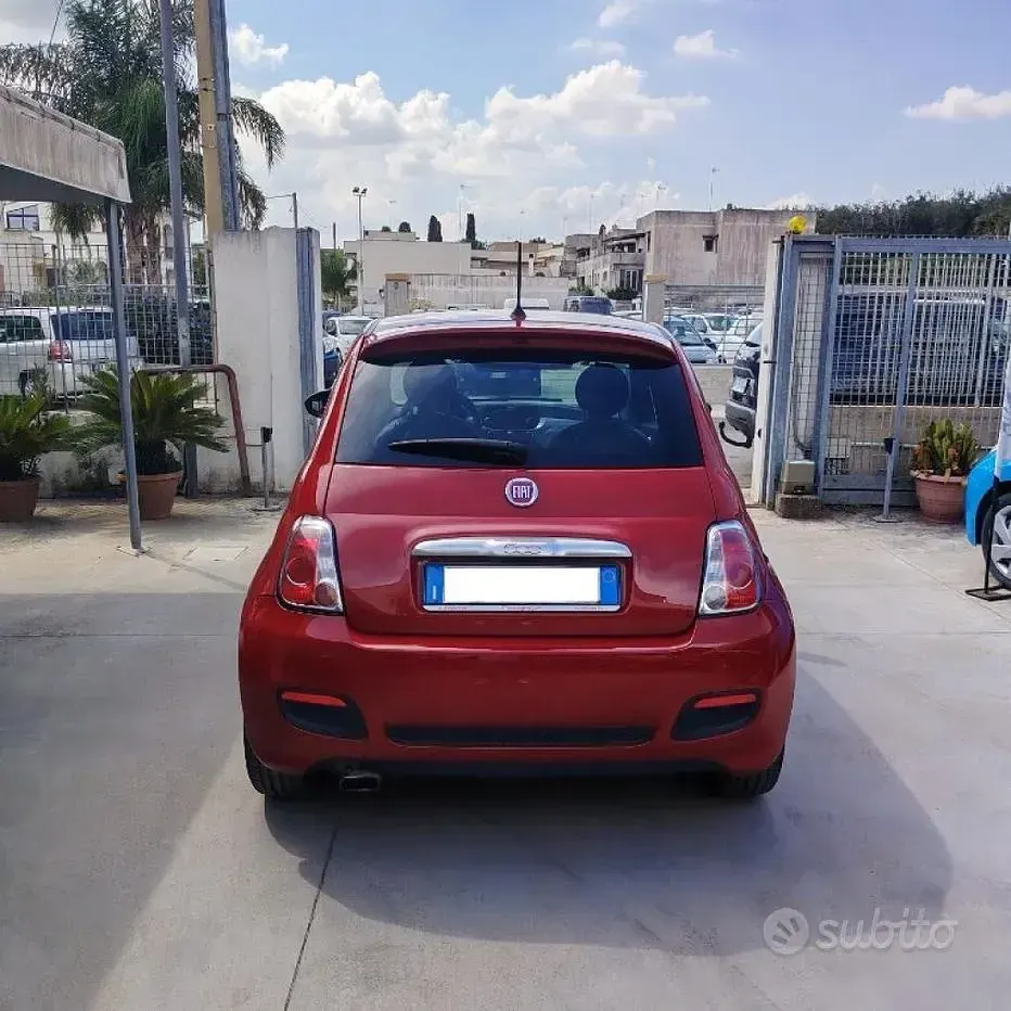 Usata Fiat 500 69 CV (50 kW) 2015 Rosso Utilitaria