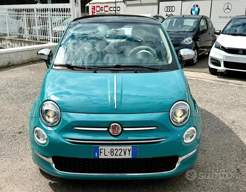 Usata Fiat 500 69 CV (50 kW) 2017 Blu Berlina