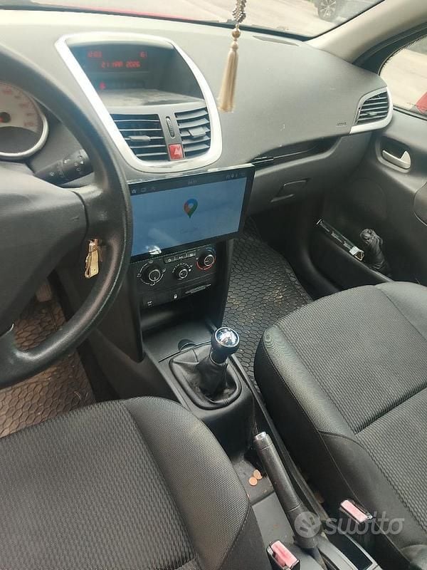 Usata Peugeot 207 88 CV (64 kW) 2009 Rosso Berlina