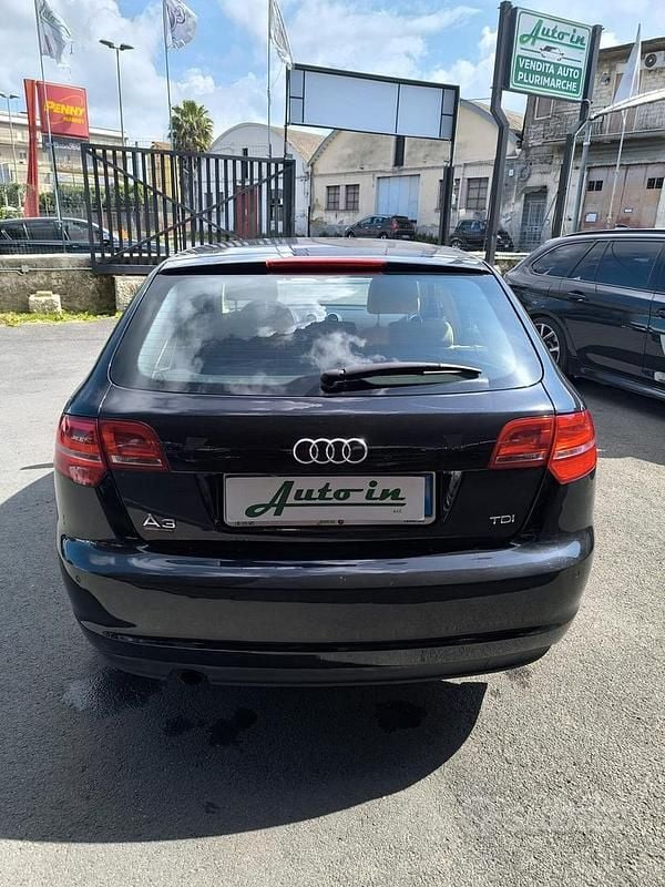 Usata Audi A3 Ambition 105 CV (77 kW) 2011 Nero Utilitaria