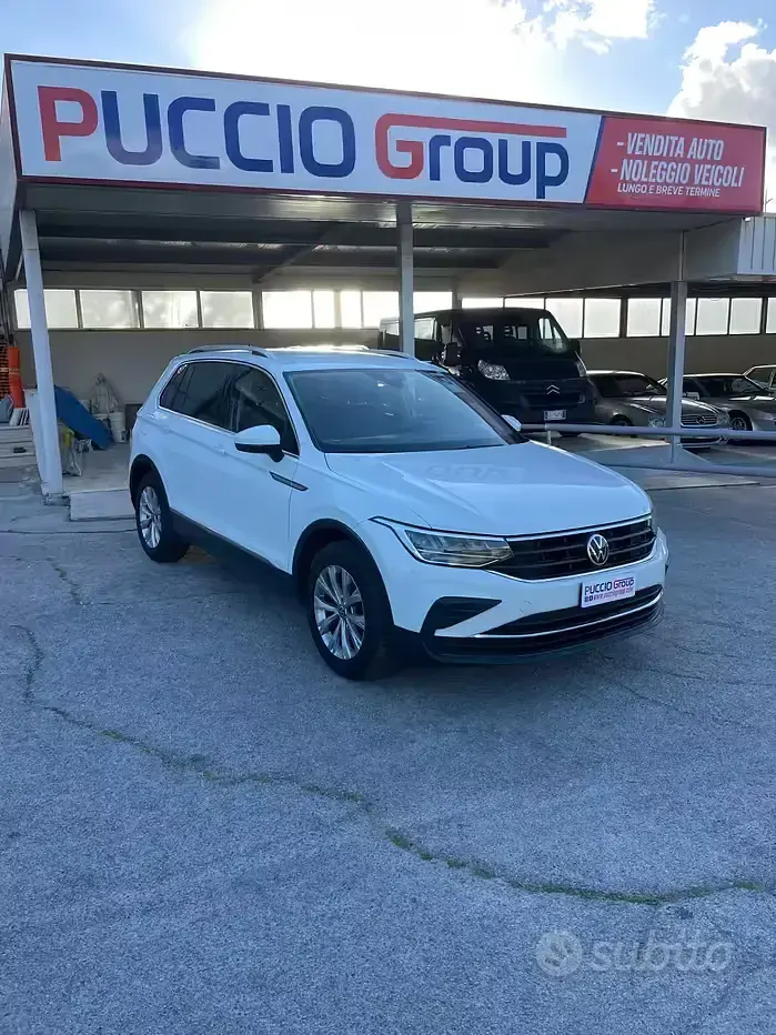 Usata VW Tiguan Life 122 CV (89 kW) 2021 Bianco SUV