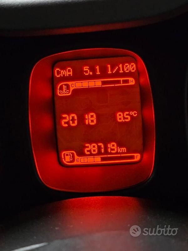 Usata Fiat Panda 95 CV (69 kW) 2017 Rosso Berlina