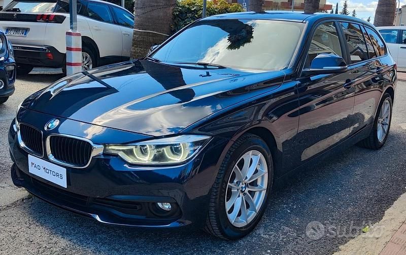 Usata BMW 318 Advantage 150 CV (110 kW) 2016 Blu Station wagon