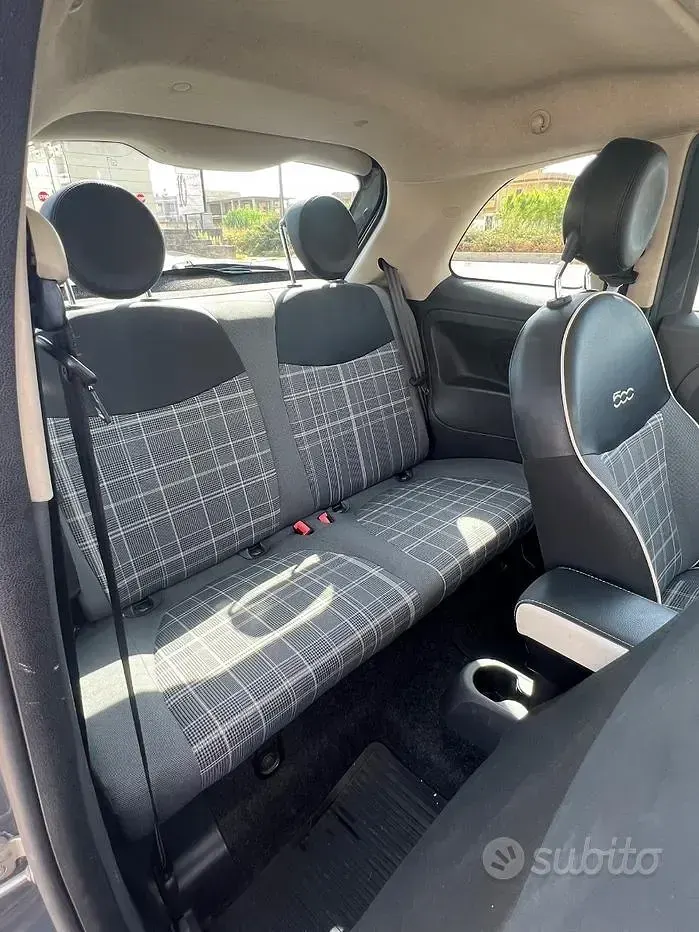 Usata Fiat 500 Lounge 69 CV (50 kW) 2017 Grigio Berlina