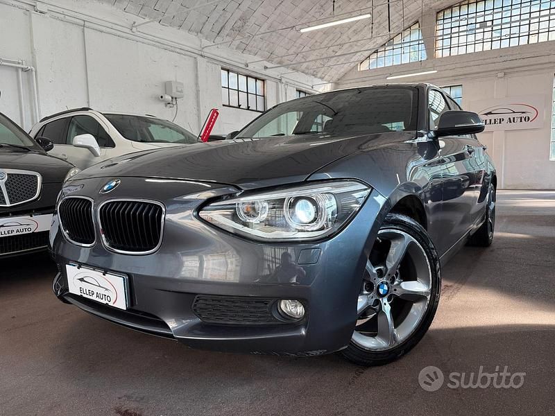 Grigio Usata 2014 BMW 118 Sport Line Due volumi | 10.900 € (Super prezzo) - Immagine 1/4