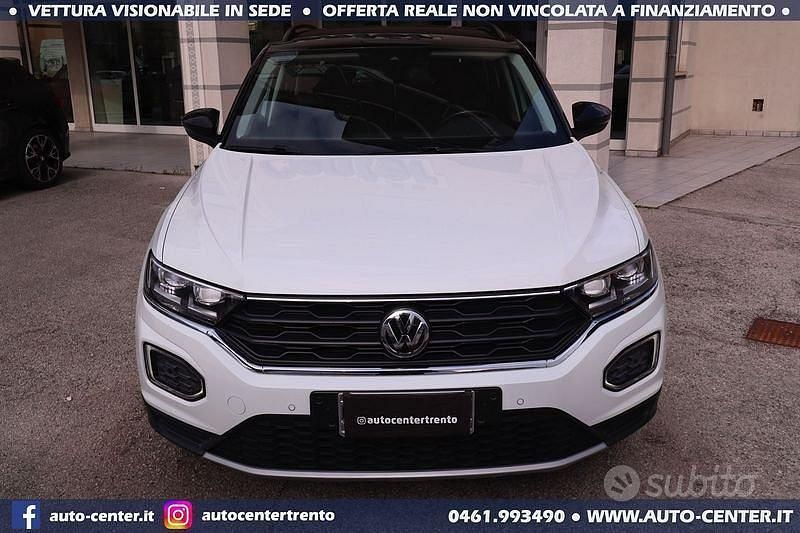 Usata VW T-Roc Style 150 CV (110 kW) 2019 Bianco SUV