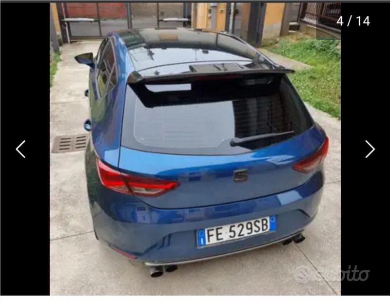 Blu Usata 2016 Seat Leon Tre volumi | 7500 € (Buon prezzo) - Immagine 1/4