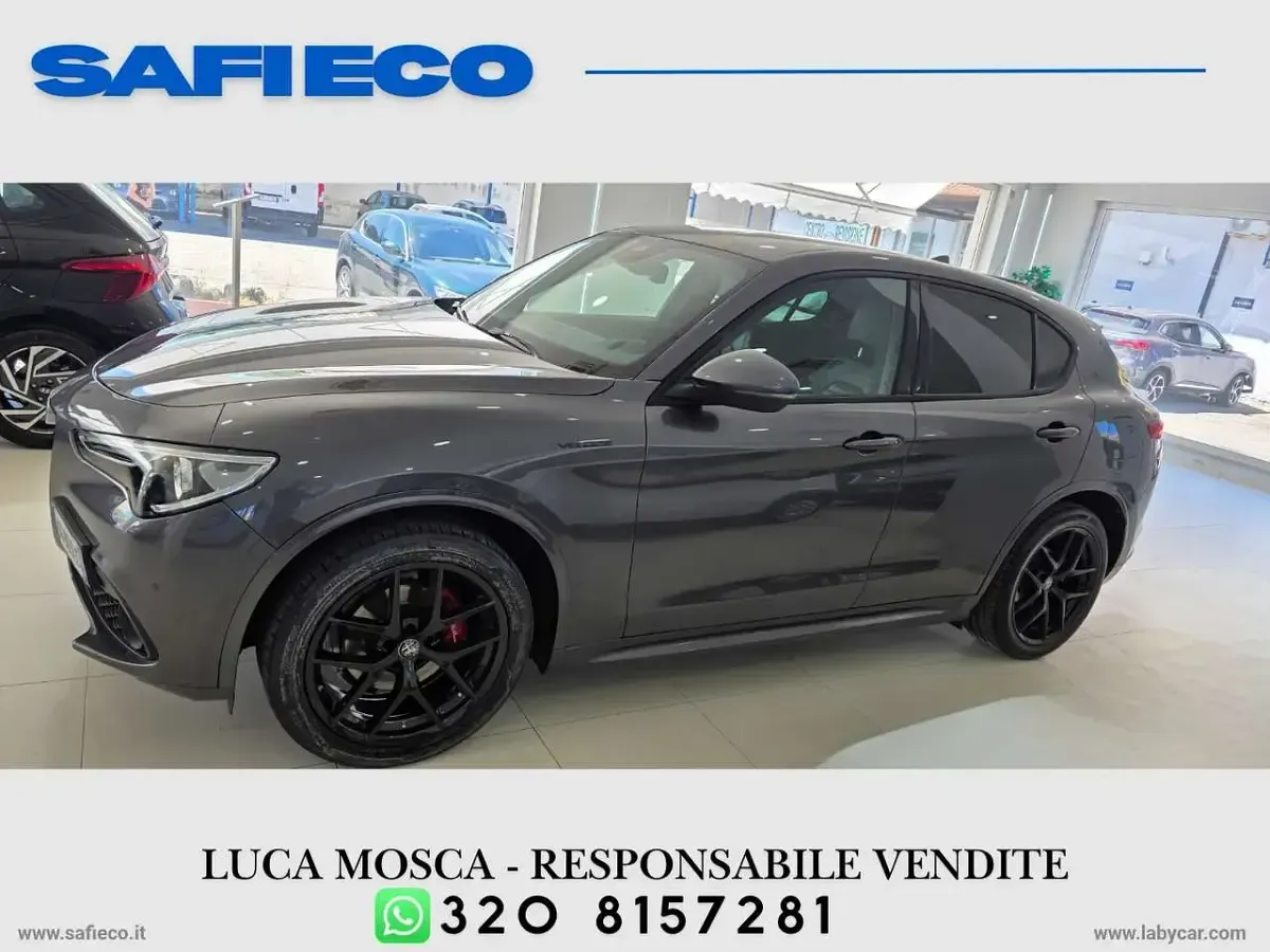 Usata Alfa Romeo Stelvio Veloce 209 CV (153 kW) 2021 Grigio vesuvio SUV