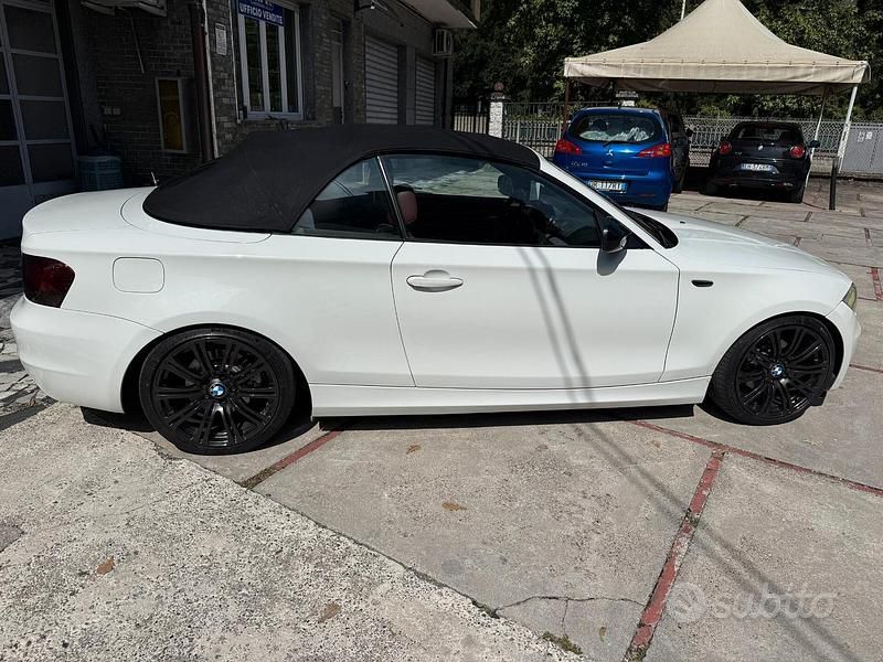 Usata BMW 118 Cabriolet Efficient Dynamics 143 CV (105 kW) 2010 Bianco Cabrio