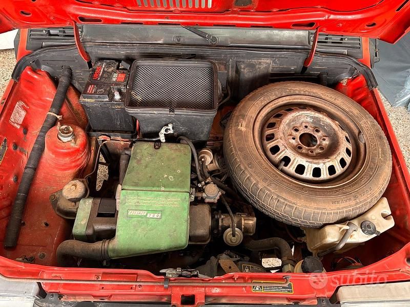 Usata Fiat Panda 34 CV (25 kW) 1989 Rosso Utilitaria