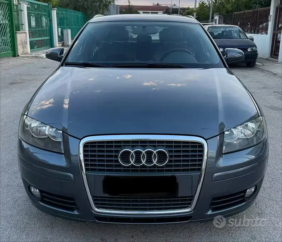 Usata Audi A3 Attraction 105 CV (77 kW) 2009 Grigio Utilitaria