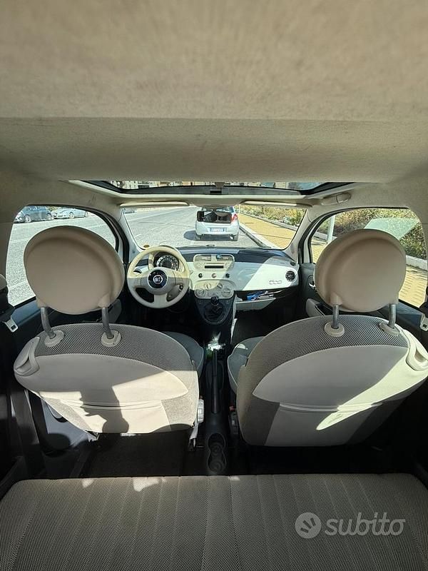 Usata Fiat 500 75 CV (55 kW) 2008 Bianco Berlina