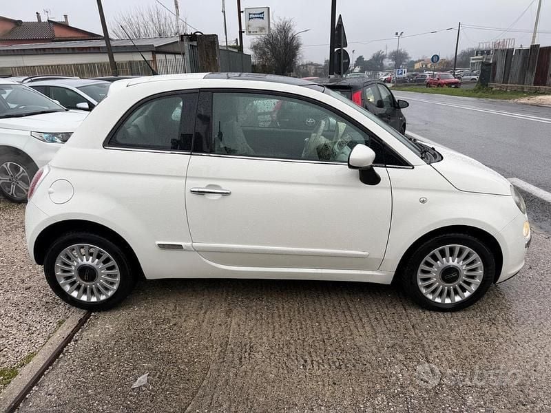 Usata Fiat 500 Lounge 95 CV (69 kW) 2012 Bianco Berlina