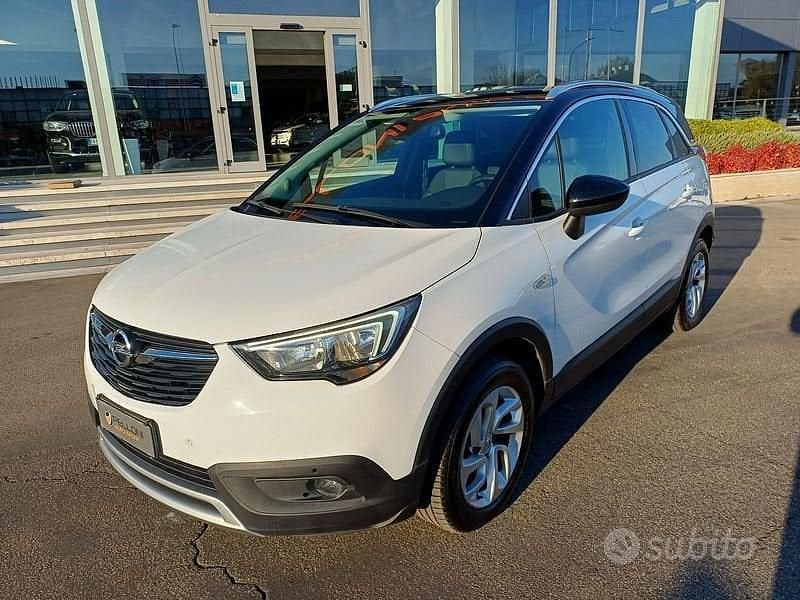 Usata Opel Crossland X 102 CV (75 kW) 2018 Bianco SUV