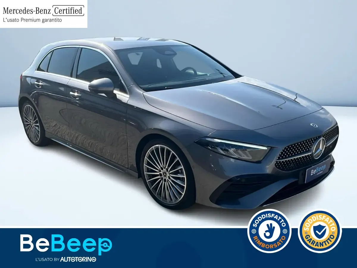 Usata Mercedes A180 AMG Line Premium 116 CV (85 kW) 2024 Grigio metallizzato Berlina