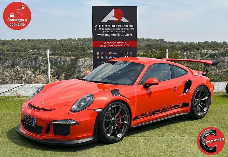 Arancione(met.) Usata 2015 Porsche 911 GT3 RS Coupé | 187.900 € (Cara) - Immagine 1/4