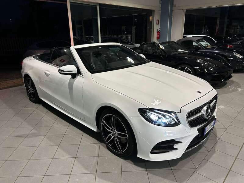 Usata Mercedes E200 Premium Plus 197 CV (144 kW) 2019 Bianco Cabrio