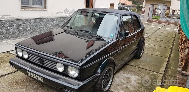 Usata VW Golf Cabriolet 1991 Nero Cabrio