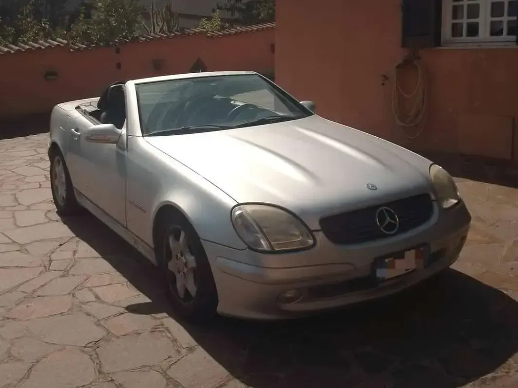 Usata Mercedes SLK200 Edition 163 CV (119 kW) 2003 Argento Cabrio