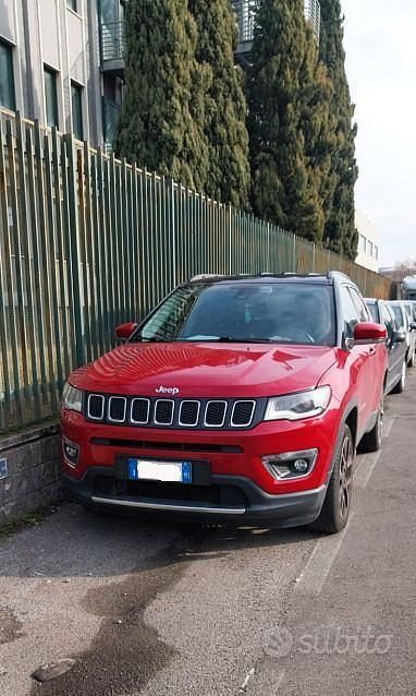 Usata Jeep Compass Limited 170 CV (125 kW) 2018 Rosso SUV